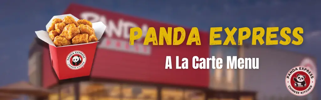 Panda Express A La Carte