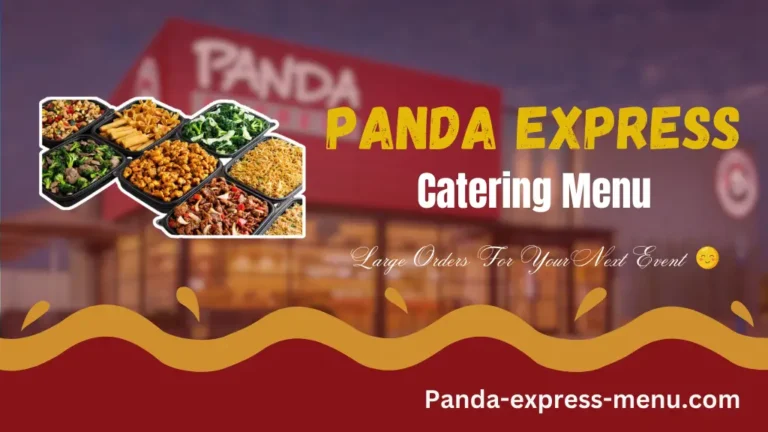 Panda Express Catering Menu