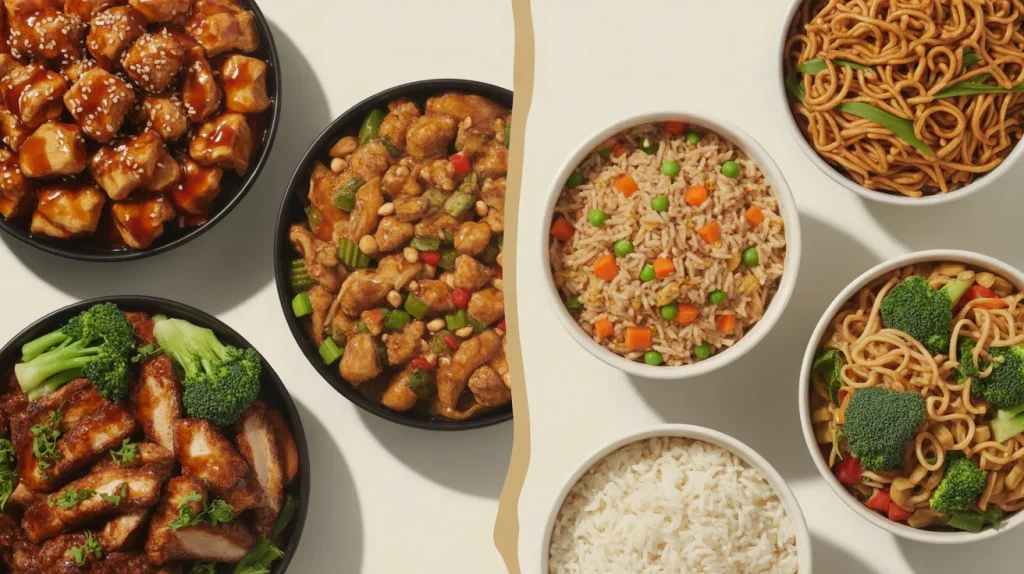 Panda Express Entrees vs Sides