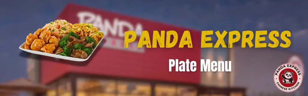 Panda Express Plate Menu