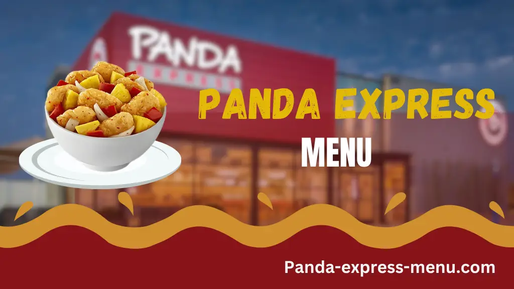 Panda Express Menu With Prices and Pictures