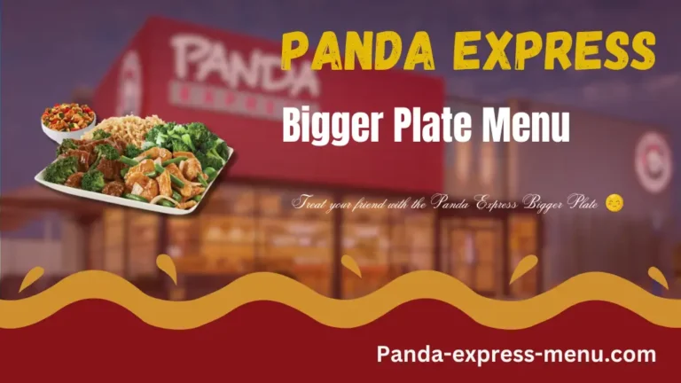 Panda Express bigger plate