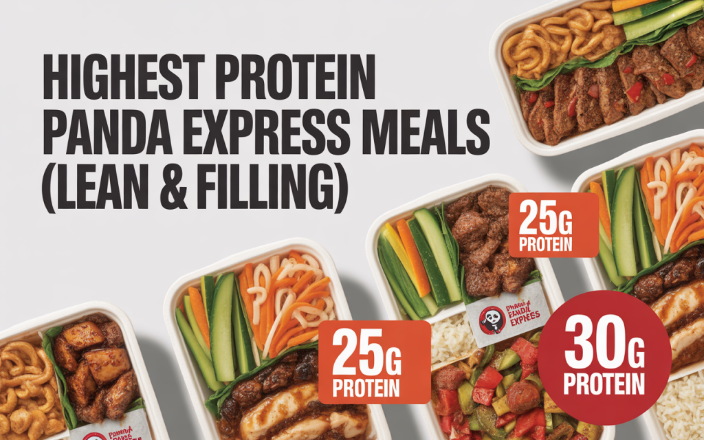 Highest Protein Panda Express Meals