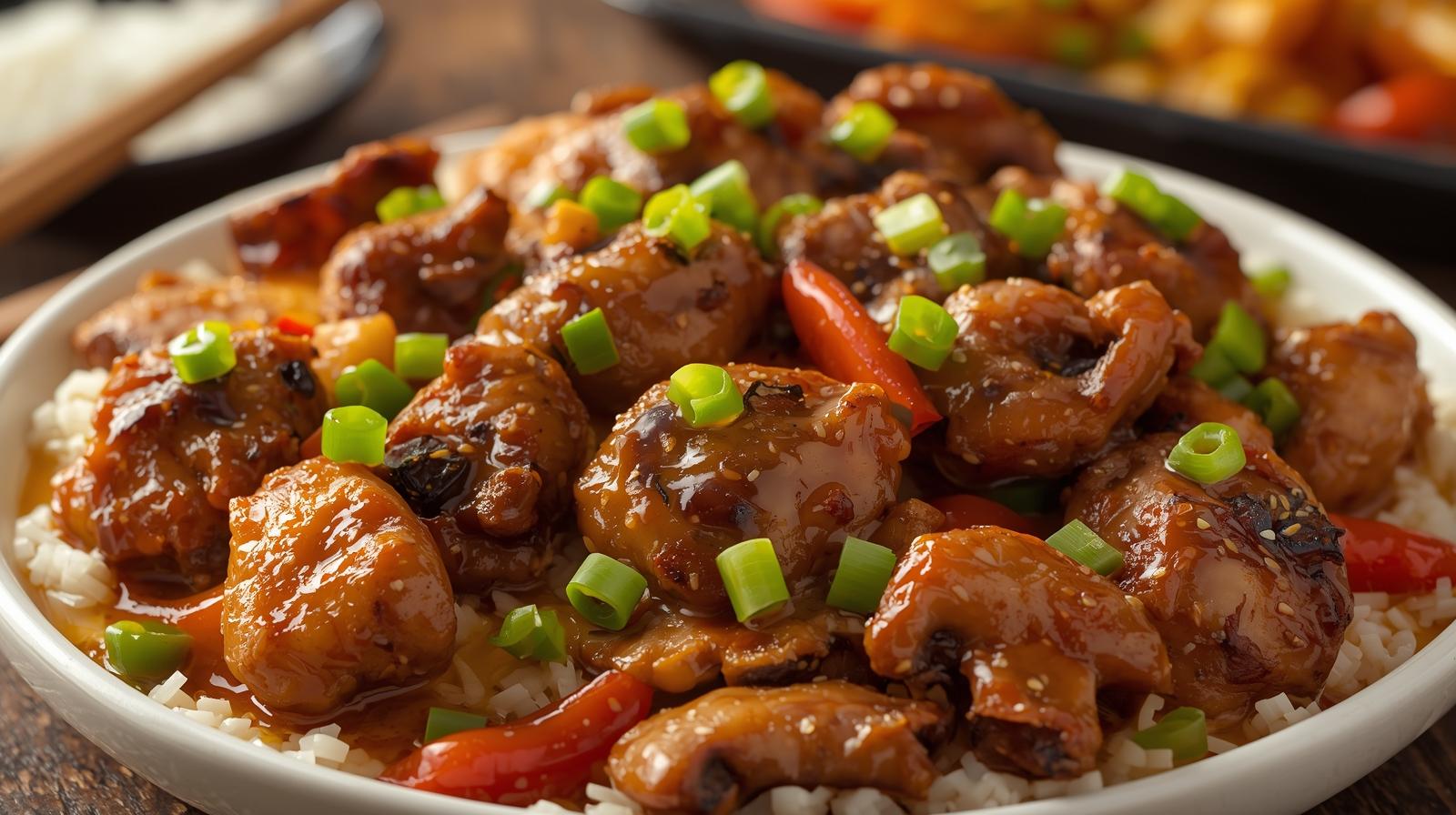 panda express mushroom chicken calories