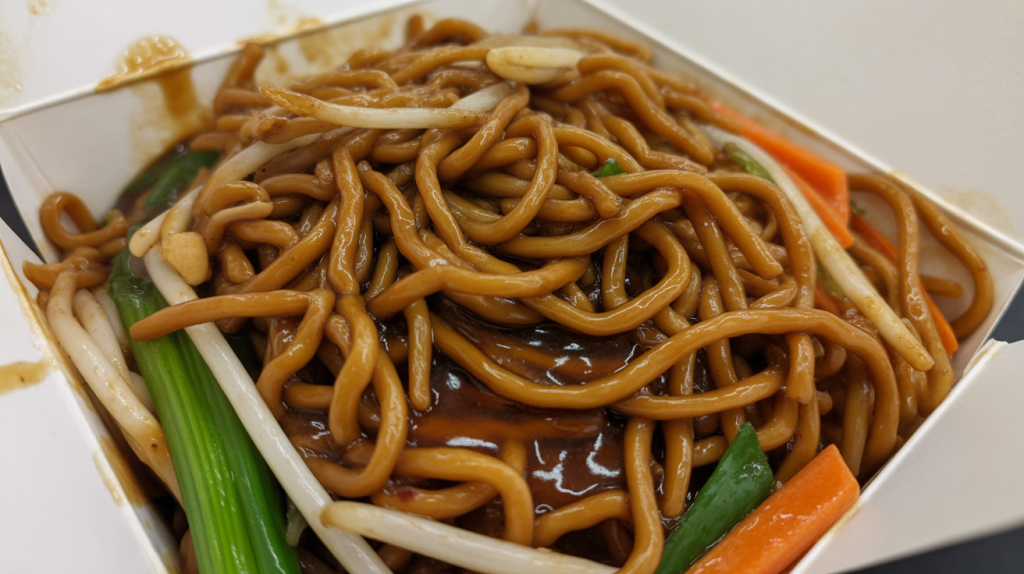 Chow Mein with Extra Sauce