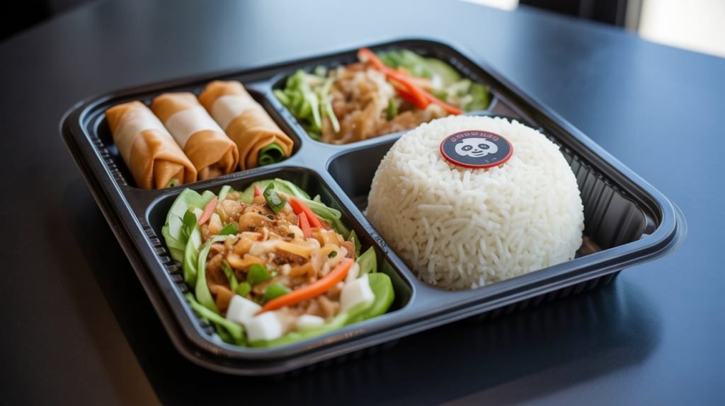 Panda express Vegetarian White Steamed Rice