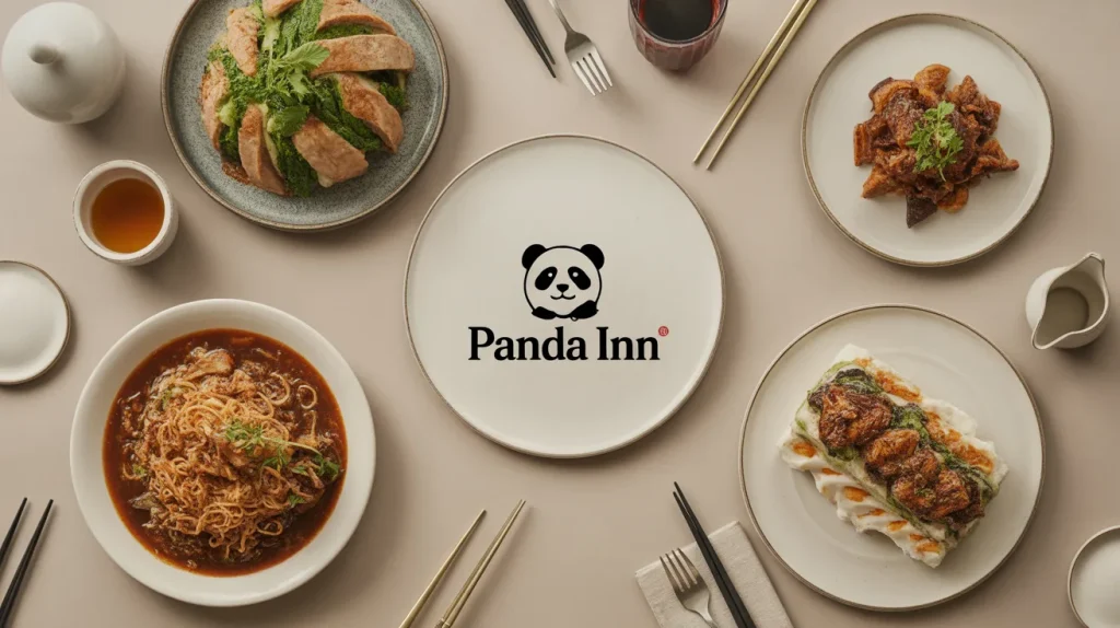 Panda menu food display