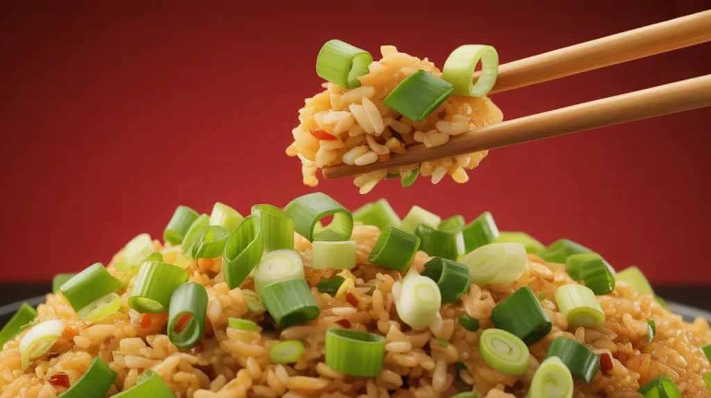 Green onions for additional flavor